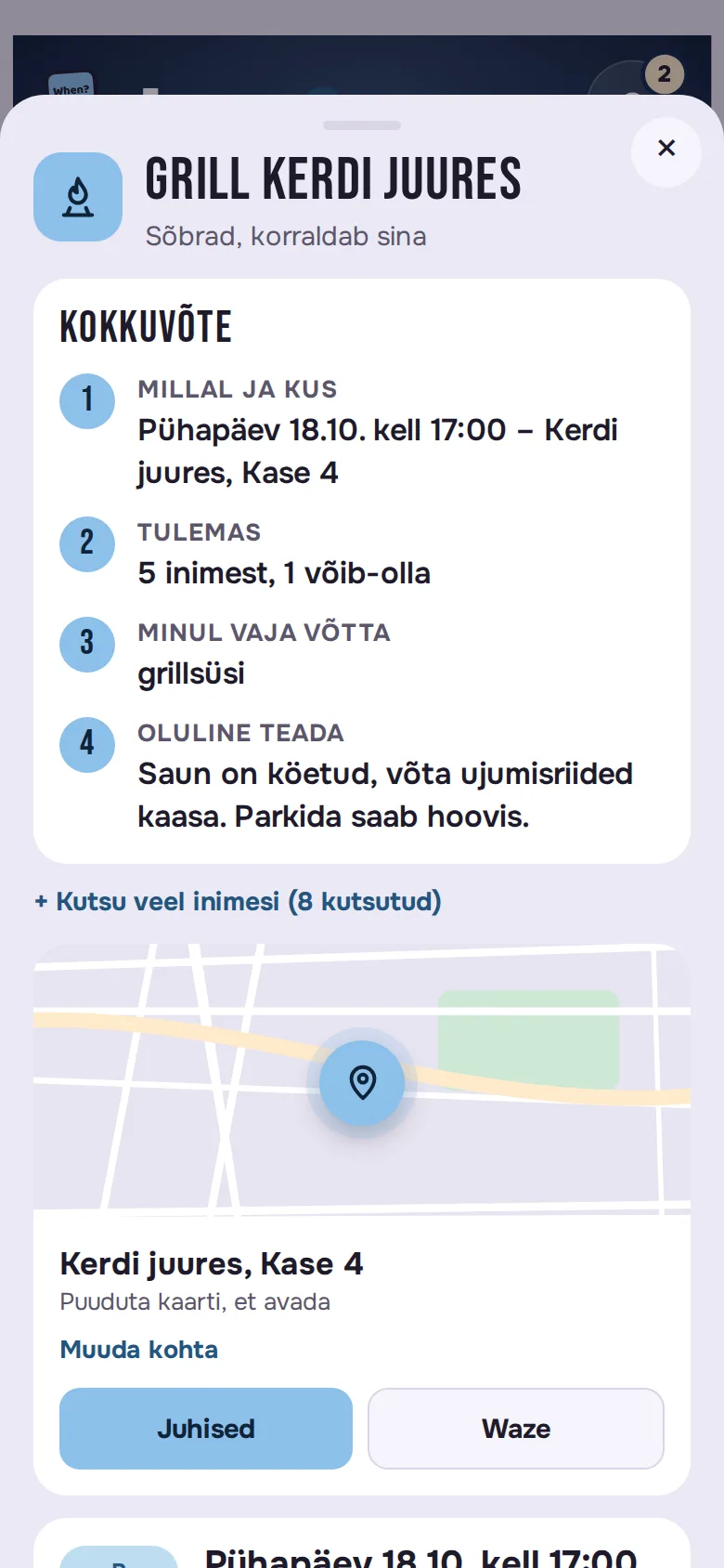Kokkusaamise kokkuvõte